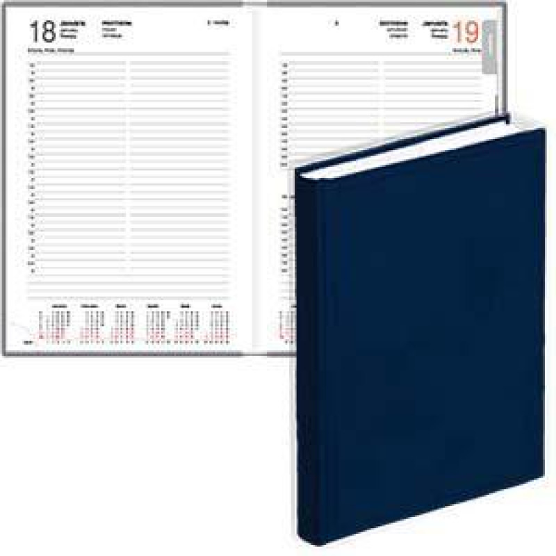 Dienasgrāmata EKO Manager, zila 2026g.