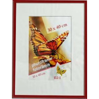 Fotorāmis 30x40cm AURA plastikāta bordo