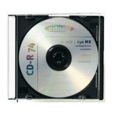 Kastīte CD/DVD "SLIM" vienam diskam, melna ACM1CDSB