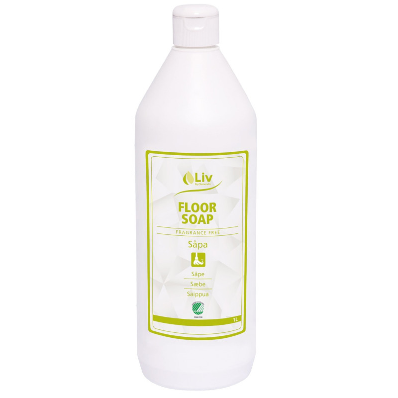 Grīdas mazgāšanas līdzeklis LIV Floor Soap/dažād.virsmām 1L (12 gab./kastē)