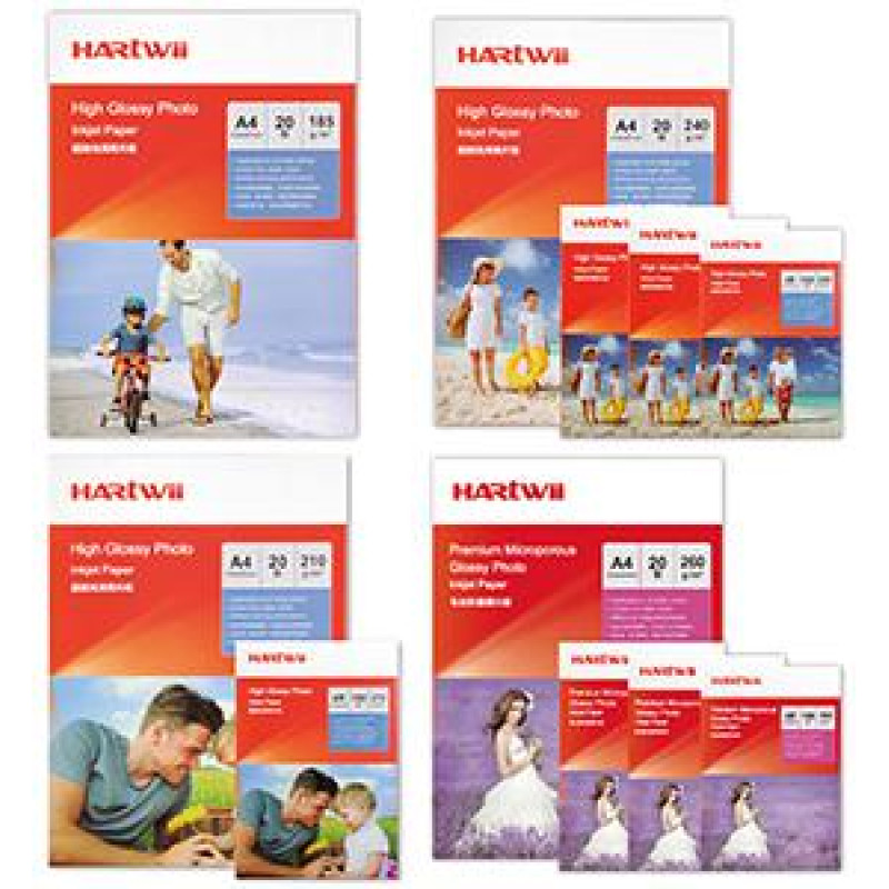 Fotopapīrs A4 260g 20lap glancēts Embosed lina