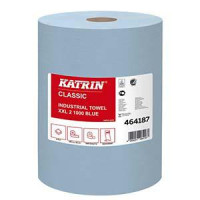 Industriālais papīrs XXL 2 slāņu 380m, blue Katrin
