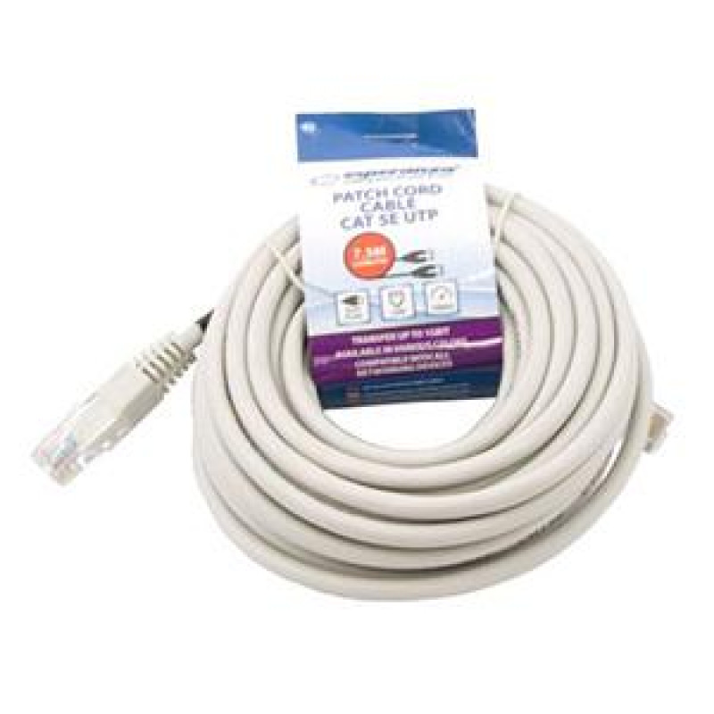 Kabelis patch 7.5m 5E pelēks Esperanza