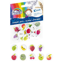 Dekors Poga AUGĻI koka 20mm 20 gab.