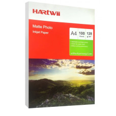 Fotopapīrs A4, 180gr, 100lap, matēts,  HARTWII