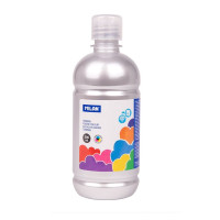 Guaša 500 ml sudraba krāsa MILAN