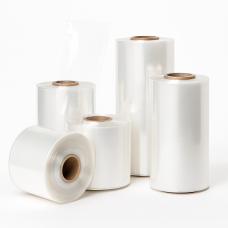 POF plēve 15my, 350/350mm, 1250m caurspīdīga ( plēve netto svars 12.08kg )