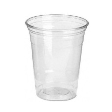 Glāzes PET 255ml  caurspīdīgas, 50gab.