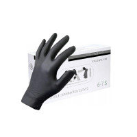 Melni nitrila cimdi b/p MEDASEPT, izm. L N100