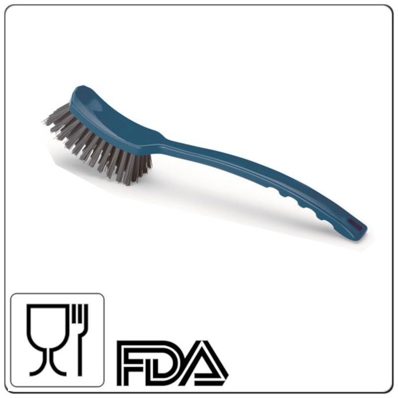 Detectable birste ar garu rokturi, vidēji gari sari, 45x6x8.5cm, tumši zila (12gab/kastē)