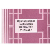 Ugunsdrošības instruktāžu uzskaites žurnāls A5 48 lapas