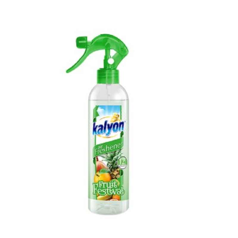 Gaisa atsvaidzinātājs ar smidz. KALYON Fruit festiva, 400 ml, 12gab/kastē