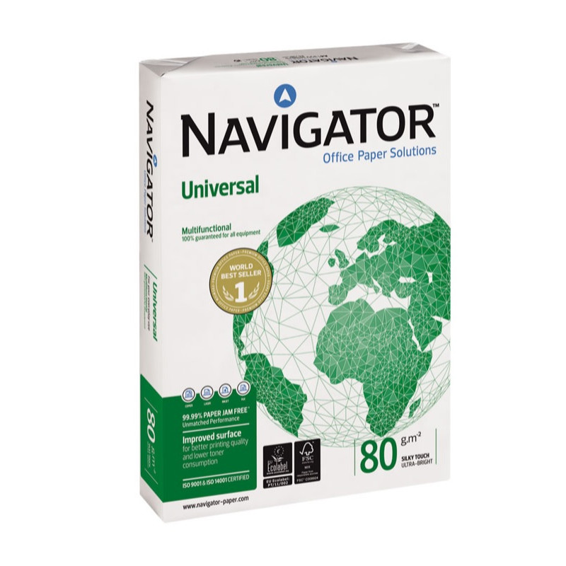 Papīrs NAVIGATOR A4 80g/m2 500lp.
