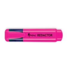 Marķeris teksta "REDACTOR" (rozā)