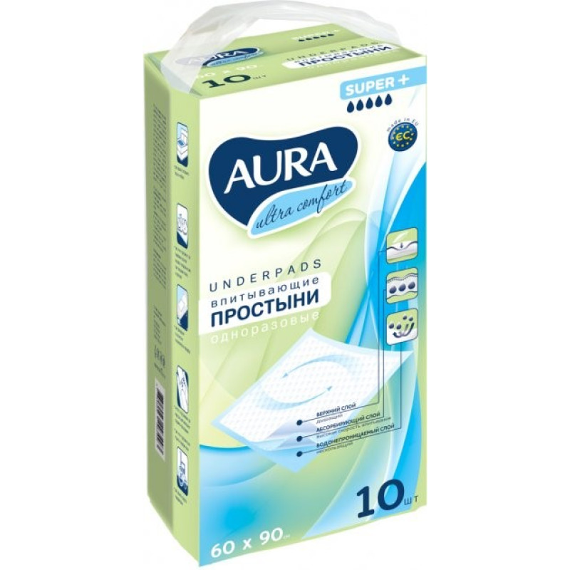 AURA Ultra Comfort paladziņi 60x90cm 10gb