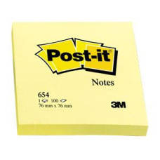 Līmlapiņas 3M Post-it 76*76mm/1001 dzeltenas