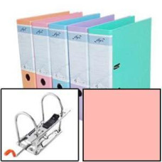 Reģistrs A4/80mm persiku krāsa Super Strong PP