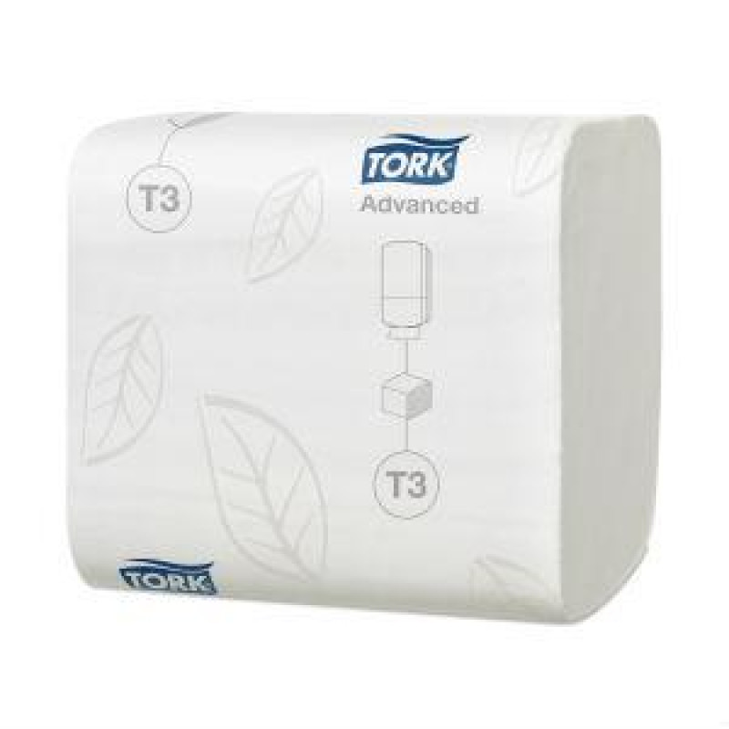 Tualetes papīrs salvetēs TORK Advanced T3, 2 slāņi
