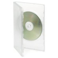 Kastīte DVD 1 caursp. matēts 9mm