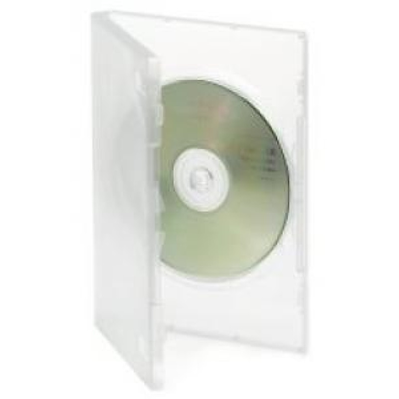Kastīte DVD 1 caursp. matēts 9mm
