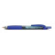 Pildspalva gela "CREATE" 0.7mm, zila-blister