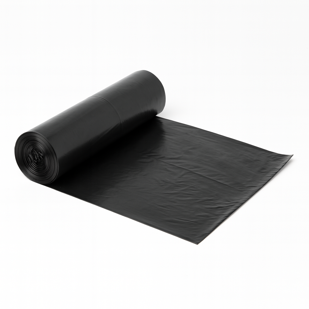 Atkritumu maisi 120L, 70x110cm, melni, 25mikr