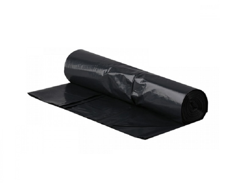 Atkritumu maiss 350L, 120x150cm, melni, LDPE