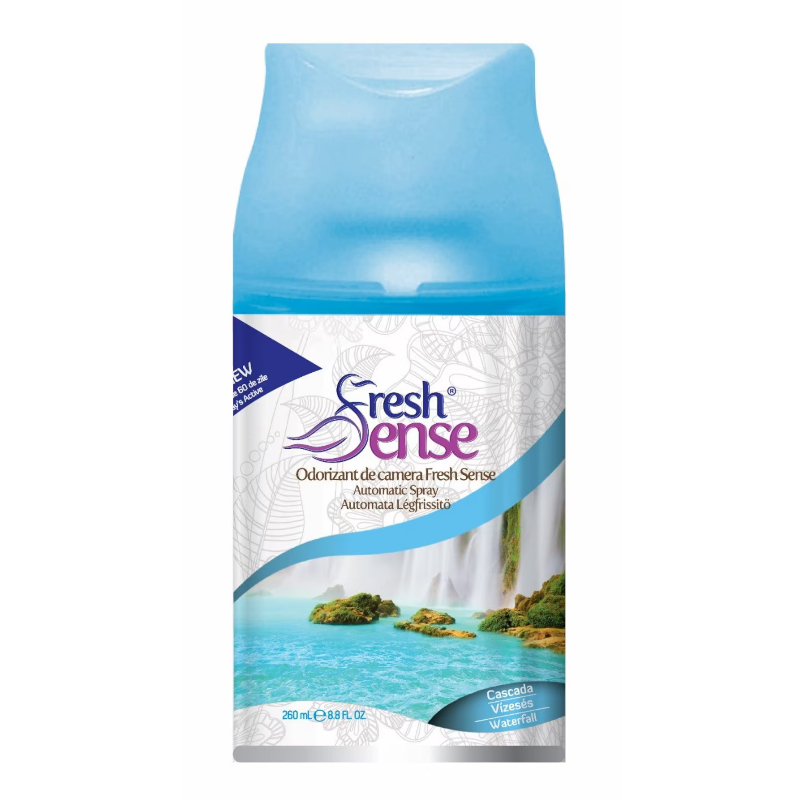 FRESH SENSE gaisa atsvaidzinātājs/rezerve ŪDENSKRITUMS 260ml