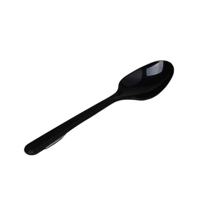 Plastmasas karotes 18cm, melnas,daudzreizlietojamās, PS