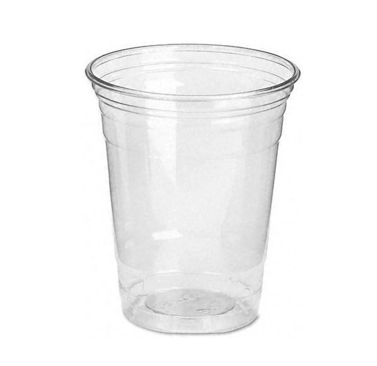 Glāzes PET 255ml caurspīdīgas, 50gab.