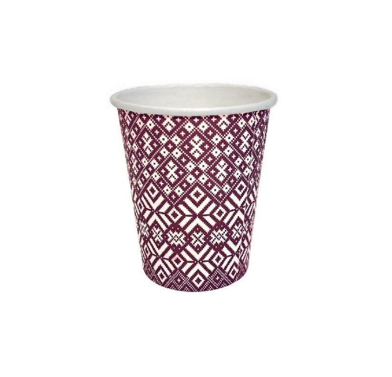 Papīra glāzes 250ml (8,25oz), vending