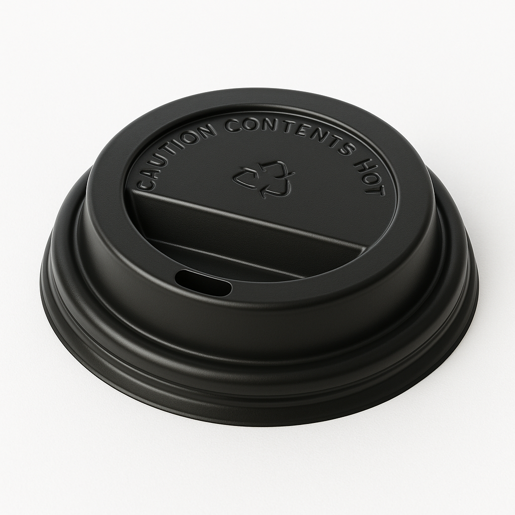 Vāciņs glāzēm 360-480ml, PS, 90mm, melns