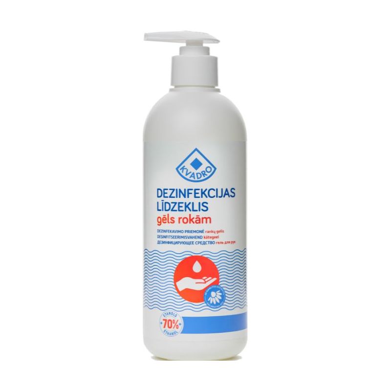 Dezinfekcijas līdzeklis rokām, gēls, 500 ml