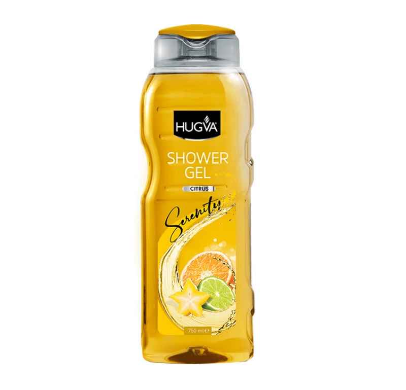 HUGVA dušas gēls CITRUS (SERENITY)750ml (