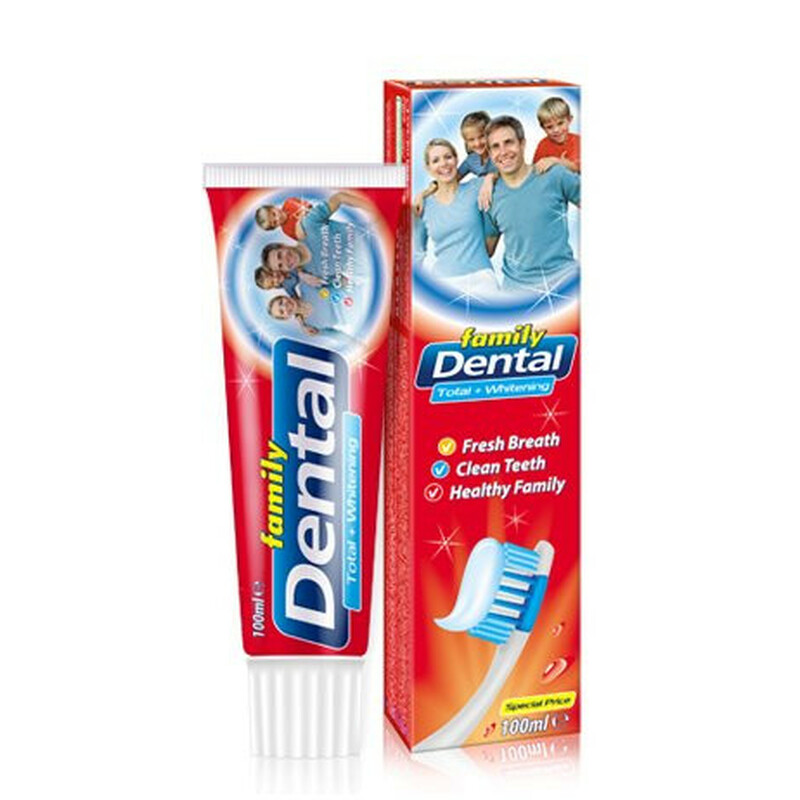 DENTAL zobu pasta  TOTAL+WHITENING 100ml. (