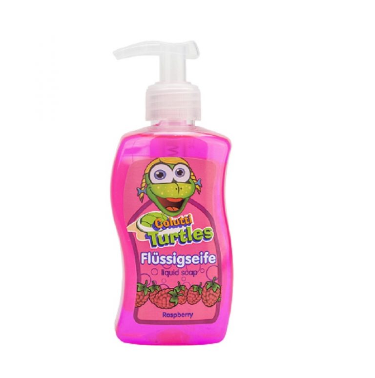 COLUTTI Turtles šķidrās ziepes bērniem Raspberry