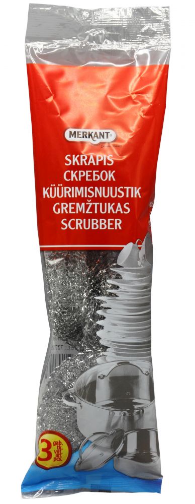 MERKANT Metāla skrāpis, 3gab./30 iep/kastē/380x290x230