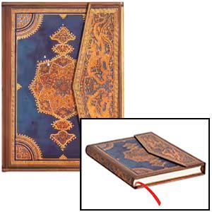 Piezīmju grāmata Safavid Indigo, līniju, MiDi