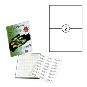 Baltas uzlīmes A4 formātā Uzlīmes Rillprint
