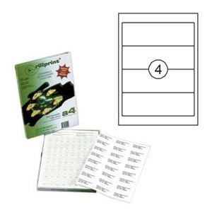 Baltas uzlīmes A4 formātā Uzlīmes Rillprint