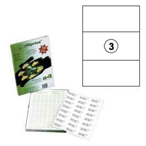 Baltas uzlīmes A4 formātā Uzlīmes Rillprint