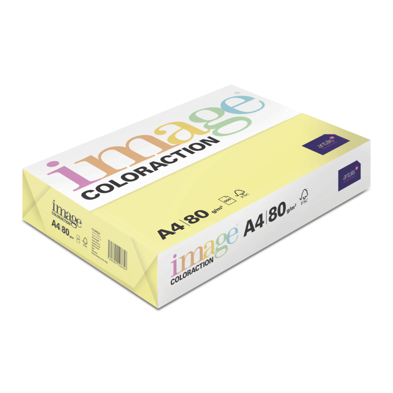 Krāsains bi Krāsains papīrs A4, 80g/m2