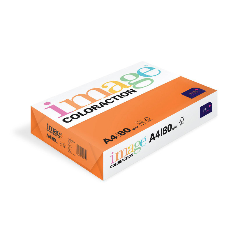Krāsains papīrs A4, 80g/m2, 500 loksnes