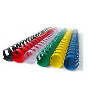 Spirāle dokumentu iesiešanai, plastmasas, 22 mm