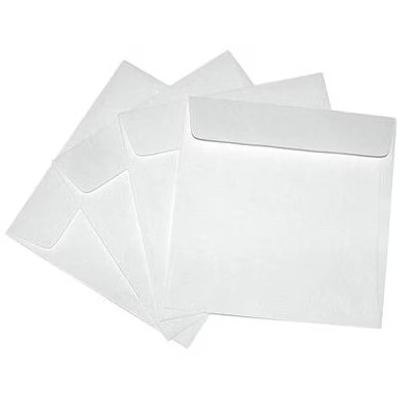Aploksne papīra CD/DVD, 125x125mm, bez lodziņa