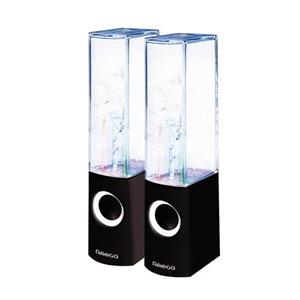 Skaļruņi Dancing Water USB melni OMEGA