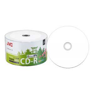 CD-R 80min/700Mb 52x (wrap)50 printable JVC