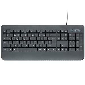 Tastatūra USB ENG melna PMK110B Platinet