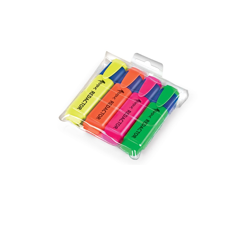Teksta marķiera komplekts "Redactor" (4