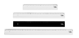 Lineāls Forpus 30cm melns
